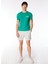 Bisiklet Yaka Baskılı Yeşil Erkek T-Shirt 24EU1P0F013P400_T-SHIRT 3