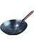 Yapışmaz Wok Tencere Manuel Dövme Tava Yuvarlak Wok 32CM (Yurt Dışından) 1