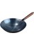 Yapışmaz Wok Tencere Manuel Dövme Tava Yuvarlak Wok 32CM (Yurt Dışından) 2