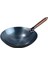 Yapışmaz Wok Tencere Manuel Dövme Tava Yuvarlak Wok 32CM (Yurt Dışından) 5