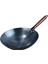 Yapışmaz Wok Tencereler Manuel Dövme Tava Yuvarlak Wok 34CM (Yurt Dışından) 1