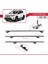 Toyota Rav4 (XA40) 2016-2018 Arası ile Uyumlu Basıc Model Universal Ara Atkı Tavan Barı Gri 2 Adet 5