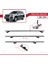 Great Wall Haval H9 2015 ve Sonrası ile Uyumlu Basıc Model Universal Ara Atkı Tavan Barı Gri 2 Adet 4
