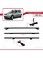 Renault Duster (Hs) 2010-2013 Arası ile Uyumlu Basıc Model Universal Ara Atkı Tavan Barı Siyah 2 Adet 5