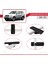 Ssangyong Rexton Y250 2006-2012 Arası ile Uyumlu Basıc Model Universal Ara Atkı Tavan Barı Siyah 2 Adet 4
