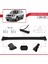 Nissan Pathfinder (R51) 2004-2012 Arası ile Uyumlu Fly Model Ara Atkı Tavan Barı Siyah 3 Adet 3
