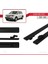 Acura Mdx (Yd2) 2007-2013 Arası ile Uyumlu Basıc Model Universal Ara Atkı Tavan Barı Siyah 2 Adet 3