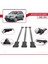 Mitsubishi Outlander 2006-2013 Arası ile Uyumlu Fly Model Ara Atkı Tavan Barı Gri 3 Adet 4