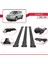 Saturn Vue Opel Antara 2008-2010 Arası ile Uyumlu Fly Model Ara Atkı Tavan Barı Siyah 3 Adet 4