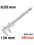 Mıtutoyo 0-150MM/0.05MM Verniyerli Mekanik Kumpas 1