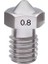 egc Teknoloji 0.8mm E3D V5/v6 Çelik Nozzle - 1.75MM 1