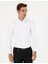 Erkek Beyaz Oxford Slim Fit Uzun Kollu Gömlek 50289396-VR013 3