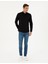Erkek Siyah Slim Fit Uzun Kollu Gömlek 50284109-VR046 4
