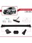 Mitsubishi Pajero (V80) 2007-2022 Arası ile Uyumlu Fly Model Ara Atkı Tavan Barı Siyah 2 Adet 4