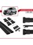 Mitsubishi Pajero (V80) 2007-2022 Arası ile Uyumlu Fly Model Ara Atkı Tavan Barı Siyah 2 Adet 5