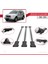 Mercedes M Class (W163) 1998-2005 Arası ile Uyumlu Fly Model Ara Atkı Tavan Barı Gri 3 Adet 4