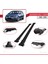 Volkswagen Golf 7 Varıant 2013-2019 Arası ile Uyumlu Fly Model Ara Atkı Tavan Barı Siyah 2 Adet 3