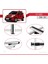 Fiat Qubo 2008-2017 Arası ile Uyumlu Basıc Model Universal Ara Atkı Tavan Barı Gri 3 Adet 3
