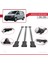 Mercedes Metris (W447) 2014 ve Sonrası ile Uyumlu Fly Model Ara Atkı Tavan Barı Gri 3 Adet 4