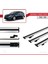 Chevrolet Cruze 2009-2016 Arası ile Uyumlu Basıc Model Universal Ara Atkı Tavan Barı Gri 3 Adet 3