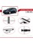 Chevrolet Cruze 2009-2016 Arası ile Uyumlu Basıc Model Universal Ara Atkı Tavan Barı Gri 3 Adet 4