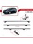 Chevrolet Cruze 2009-2016 Arası ile Uyumlu Basıc Model Universal Ara Atkı Tavan Barı Gri 3 Adet 5