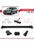 Audi A4 (B8) Allroad 2008-2015 Arası ile Uyumlu Fly Model Ara Atkı Tavan Barı Siyah 3 Adet 3