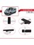 Nissan Primastar 2001-2014 Arası ile Uyumlu Basıc Model Universal Ara Atkı Tavan Barı Siyah 4 Adet 4