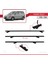 Hyundai Trajet 2000-2008 Arası ile Uyumlu Basıc Model Universal Ara Atkı Tavan Barı Siyah 3 Adet 4