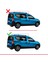 Dacia Dokker 2012 ve Sonrası ile Uyumlu Fly Model Ara Atkı Tavan Barı Gri 3 Adet 3