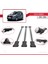 Dacia Dokker 2012 ve Sonrası ile Uyumlu Fly Model Ara Atkı Tavan Barı Gri 3 Adet 5