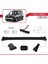 Renault Kangoo 2008-2020 Arası ile Uyumlu Fly Model Ara Atkı Tavan Barı Siyah 2 Adet 4