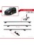 Skoda Roomster 2007-2015 Arası ile Uyumlu Basıc Model Universal Ara Atkı Tavan Barı Gri 3 Adet 5