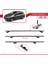 Peugeot 308 Sw (T7) 2008-2013 Arası ile Uyumlu Basıc Model Universal Ara Atkı Tavan Barı Gri 3 Adet 4