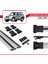 Mitsubishi Pajero (V60) 3 Kapı 1999-2006 Arası ile Uyumlu Fly Model Ara Atkı Tavan Barı Gri 2 Adet 5