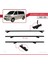 Volkswagen Caravelle (T5) 2003-2015 Arası ile Uyumlu Basıc Model Universal Ara Atkı Tavan Barı Siyah 3 Adet 5