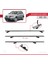 Mitsubishi Outlander 2006-2013 Arası ile Uyumlu Basıc Model Universal Ara Atkı Tavan Barı Gri 3 Adet 4