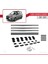 Ford Tourneo Courier 2017-2022 Arası ile Uyumlu Basıc Model Universal Ara Atkı Tavan Barı Gri 3 Adet 5