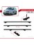 Mercedes C Class (S203) 2000-2007 Arası ile Uyumlu Basıc Model Universal Ara Atkı Tavan Barı Siyah 3 Adet 4