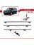 Kia Sorento 2010-2014 Arası ile Uyumlu Basıc Model Universal Ara Atkı Tavan Barı Gri 3 Adet 4