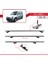 Opel Combo (C) 2001-2011 Arası ile Uyumlu Basıc Model Universal Ara Atkı Tavan Barı Gri 4 Adet 5
