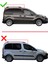 Citroen Berlingo Iı 2008-2018 Arası ile Uyumlu Basıc Model Universal Ara Atkı Tavan Barı Siyah 4 Adet 3