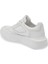 Beyaz Hakiki Süet Deri Kadın Sneaker - K24I1AY67497-B69 2