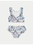 Fırfır Detaylı Desenli Bikini Takımı (6-16 Yaş) 2