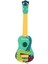 RKU-06GR Plastik Yeşil Timsah Desenli Çocuk Oyuncak Ukulele 1