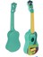 RKU-06GR Plastik Yeşil Timsah Desenli Çocuk Oyuncak Ukulele 2