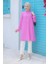 Armine Trend Kare Çıtçıtlı Tunik Pembe 24YT451 2