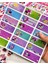 Mickey Mause 130 Adet Sticker Seti / Su Geçirmez / Etiket / Kabartmalı / Bullet Journal 5