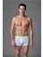 Erkek Mikro Modal Kemerli Boxer BEYAZ-051 1