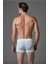 Erkek Mikro Modal Kemerli Boxer BEYAZ-051 2